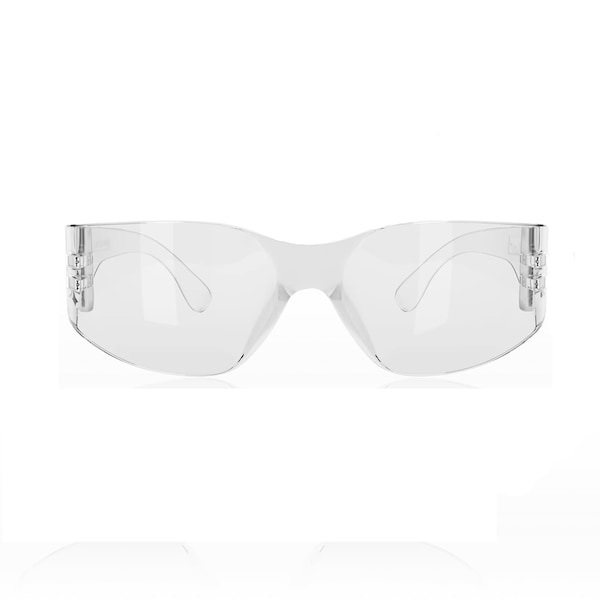 Bison Life Hyline-Clear, Safety Glasses Anti-Fog &  Anti-Scratch, Clear Lens, Wraparound - SH-HYSG-CLLCLT-ES01