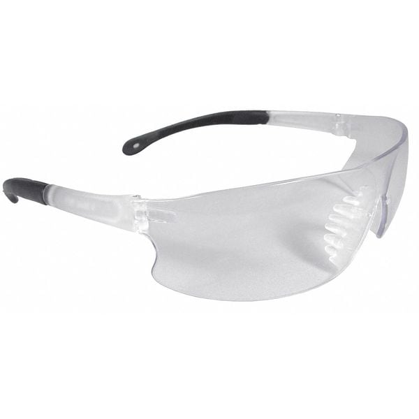 Radians Rad-Sequel, Safety Glasses Anti-Fog &  Anti-Scratch, Clear Lens, Frameless, Wraparound - RS1-11