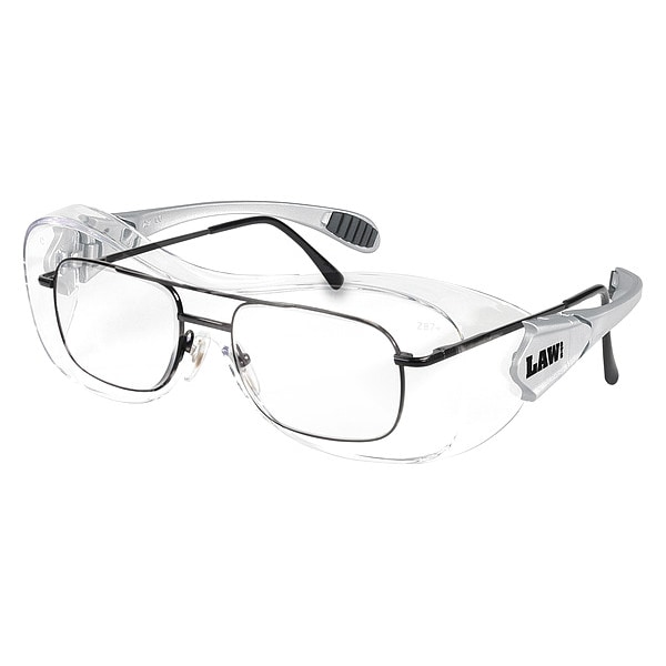 Mcr Safety Law, Safety Glasses Anti-Fog &  Anti-Scratch, Clear Lens, Frameless, Wraparound - OG110AF