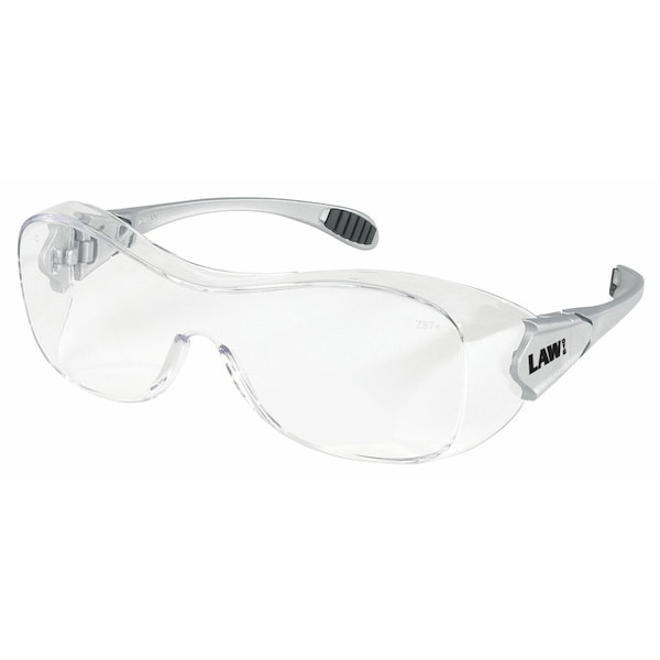 Mcr Safety Law, Safety Glasses Anti-Fog &  Anti-Scratch, Clear Lens, Frameless, Wraparound - OG110AF