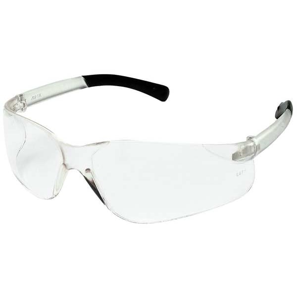Condor Safety Glasses, Wasko Series, Anti-Scratch Lens, Polycarbonate, Frameless, Wraparound, Clear - 5JE26