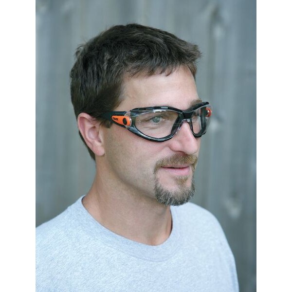 Delta Plus Safety Glasses, Anti-Fog, Clear Lens, Not Rated for Dust or Splash ANSI/Dust Splash Rating - GG-40C-AF