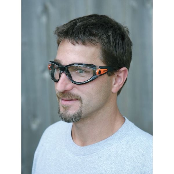 Delta Plus Safety Glasses, Anti-Fog, Clear Lens, Not Rated for Dust or Splash ANSI/Dust Splash Rating - GG-40C-AF
