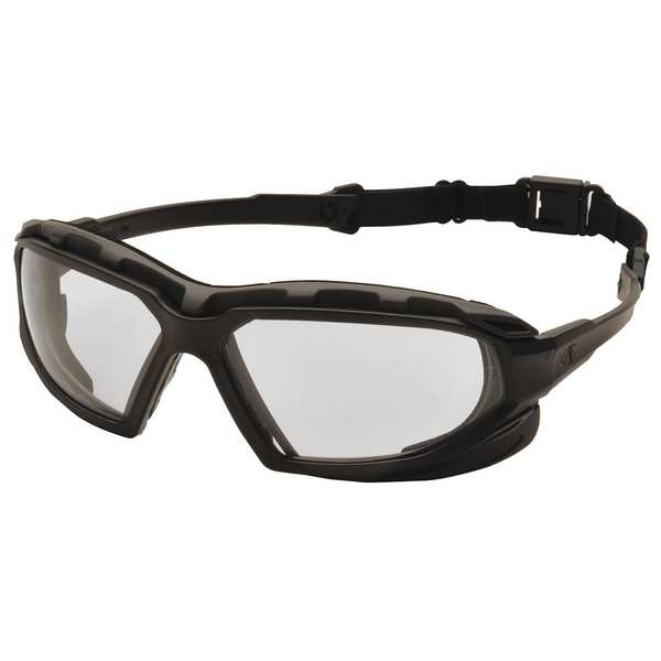 Pyramex Highlander Plus, Safety Glasses Anti-Fog, Anti-Static & Anti-Scratch, Clear Lens, Full-Frame - SBG5010DT