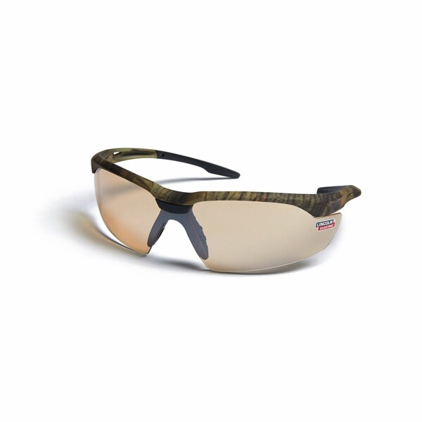 Lincoln Electric Safety Glasses, Bronze, Anti Fog/Scratch - K4677-1