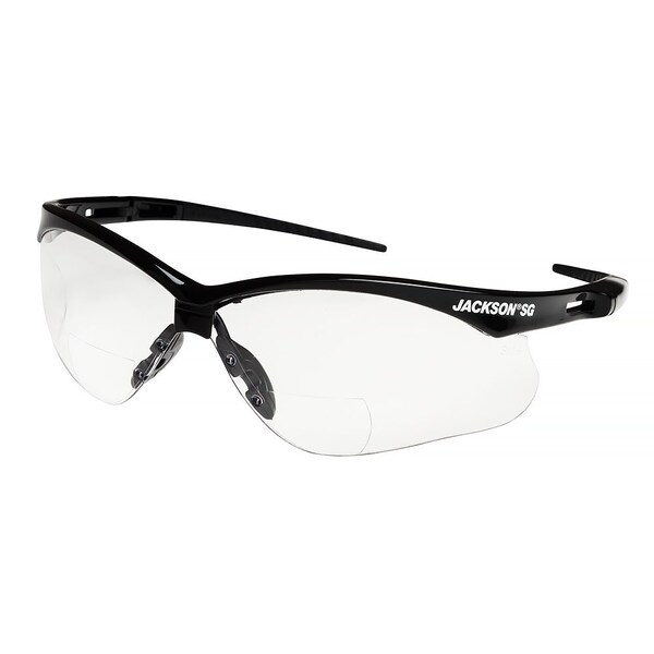 Jackson Safety Safety Glasses Anti-Scratch, Clear Lens, Half-Frame - 50041