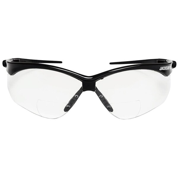 Jackson Safety Safety Glasses Anti-Scratch, Clear Lens, Half-Frame - 50041