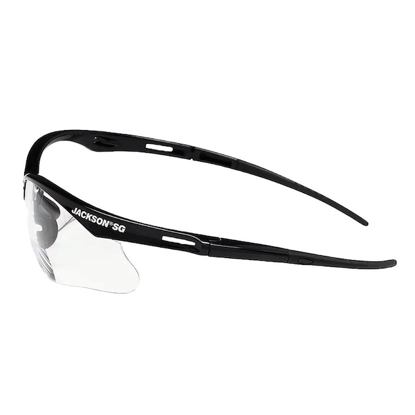 Jackson Safety Safety Glasses Anti-Scratch, Clear Lens, Half-Frame - 50041