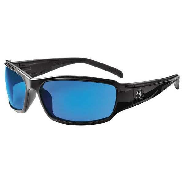 Ergodyne Thor, Safety Glasses Anti-Scratch, Blue Mirror Lens - THOR