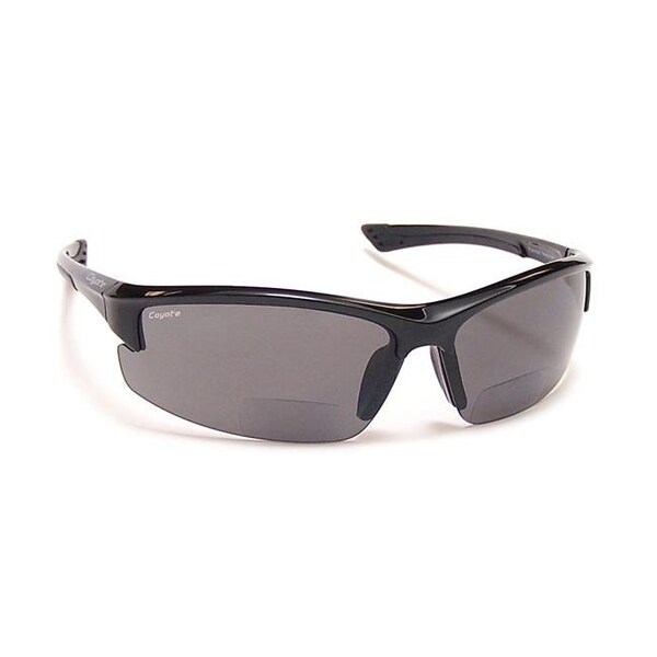 Coyote Visionusa Coyote Eyewear BP-7 Plus 1.50 black-gray BP-7 Polarized Reader Sunglass - BP-+1.50 BLACK/GRAY