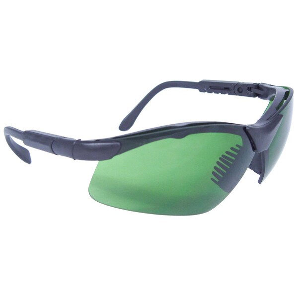 Radians Safety Glasses, Wraparound IRUV 3.0 Polycarbonate Lens, Uncoated,  - RV0130ID