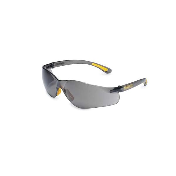 Dewalt Contractor Pro, Safety Glasses Anti-Scratch, Gray Mirror Lens, Frameless, Wraparound - DPG52-6