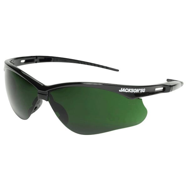 Surewerx Jackson Safety SG Safety Glasses, Customizable, Shade 5.0 IR, Anti-Scratch - 50010
