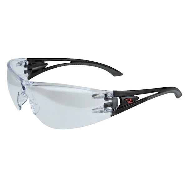 Radians Safety Glasses Anti-Scratch, Frameless, Wraparound, 1 PR - OP1090ID