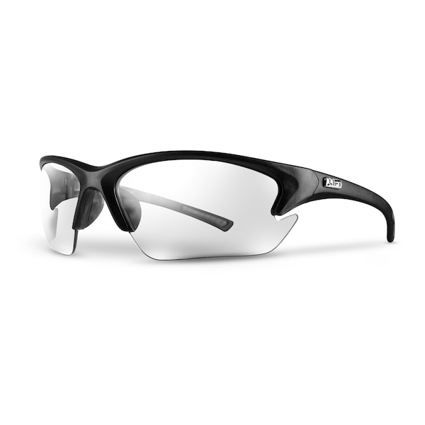 Lift Safety QUEST Safety Glasses BlackAmber - EQT-12KA
