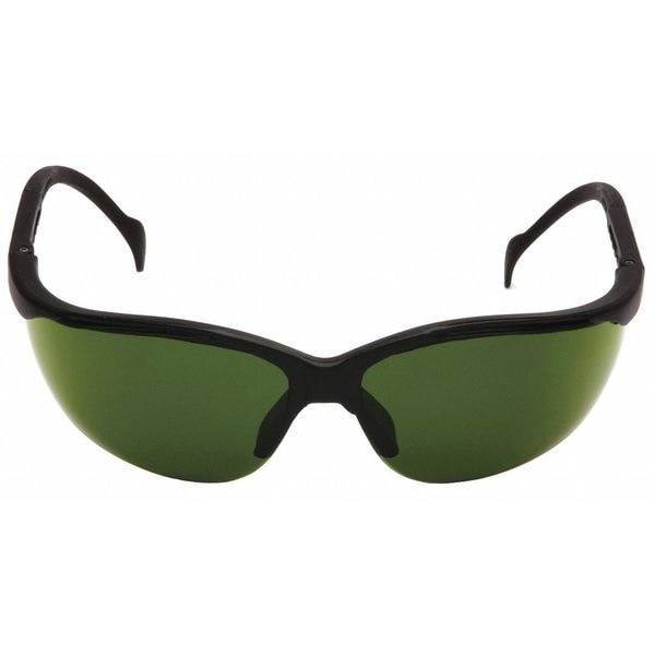 Pyramex Venture II, Safety Glasses Anti-Scratch, IR 3.0 Lens, Half-Frame, Traditional - SB1860SF