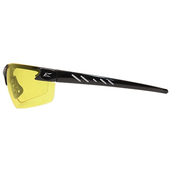 Edge Eyewear Zorge G2 Vapor Shield, Safety Glasses Anti-Fog, Anti-Static & Anti-Scratch, Amber Lens, Half-Frame - DZ112VS-G2