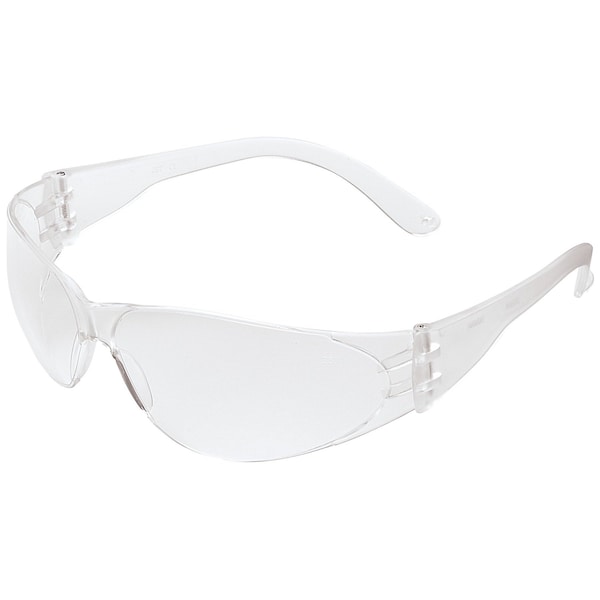 Mcr Safety Glasses, Checklite CL1 Clear Lens Uncoated - BULK - CL010N