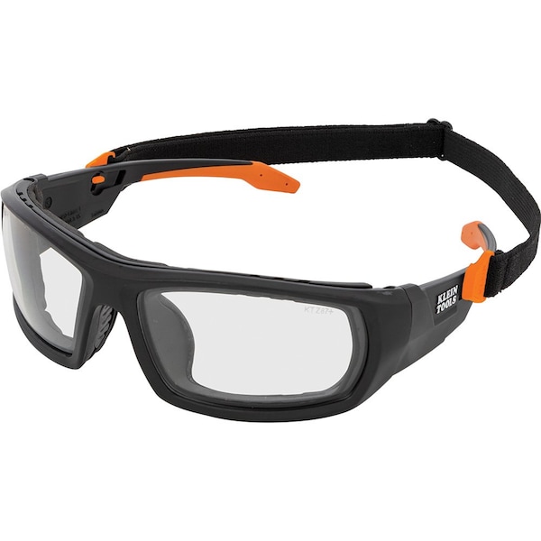 Klein Tools Professional Full-Frame Gasket Safety Glasses, Indoor/Outdoor Lens - 60538