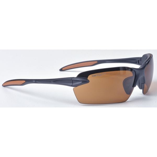 Carhartt Spokane, Safety Glasses Anti-Scratch, Amber Lens, Half-Frame, Wraparound - CHB318D