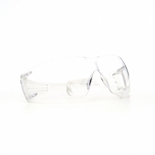 3M SecureFit Safety Glasses, 200 Series, Anti-Fog, Anti-Scratch, Frameless, Clear Arm, Clear Lens - SF201AFP