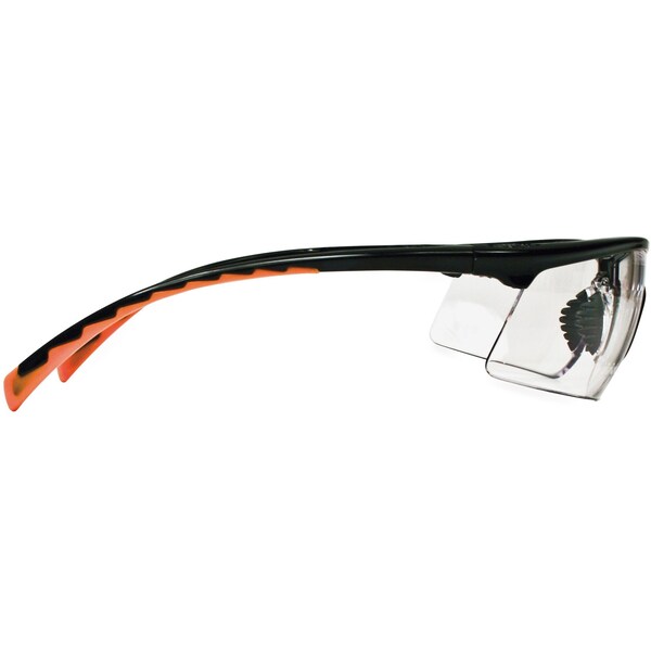 3M Bifocal Safety Reading Glasses, Gray Traditional Frame, +1.50 Diopter, Clear Lens, Anti-Fog Coating - 11434-00000-20