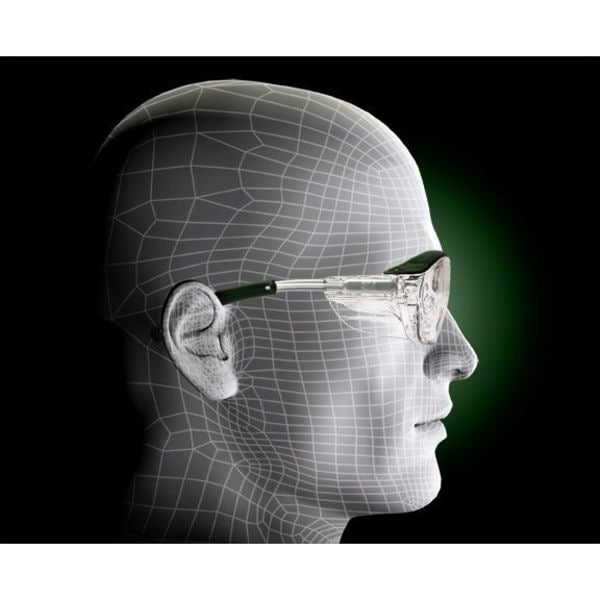 3M Bifocal Safety Reading Glasses, Gray Traditional Frame, +1.50 Diopter, Clear Lens, Anti-Fog Coating - 11434-00000-20