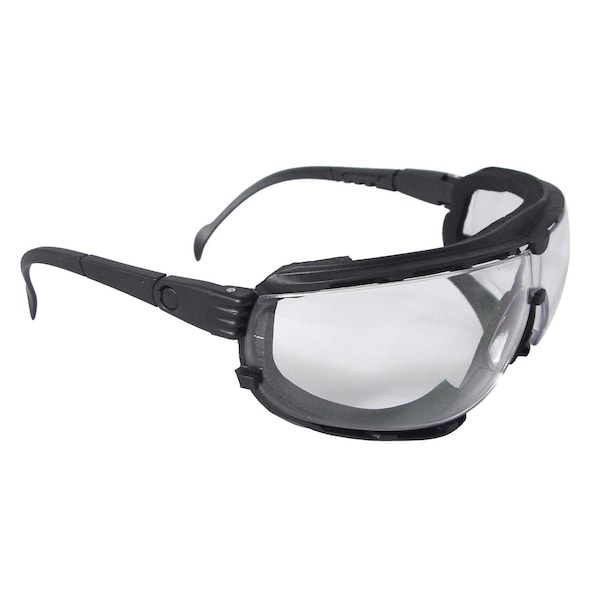 Radians Dagger, Safety Goggles, Anti-Fog, Scratch-Resistant, Clear Lens, Full Frame Foam Lined - DG1-11
