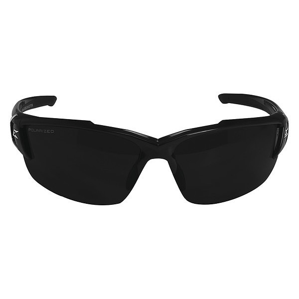 Edge Eyewear Khor G2, Safety Glasses Anti-Scratch, Polarized, Smoke Lens, Half-Frame, Traditional - TSDK216-G2