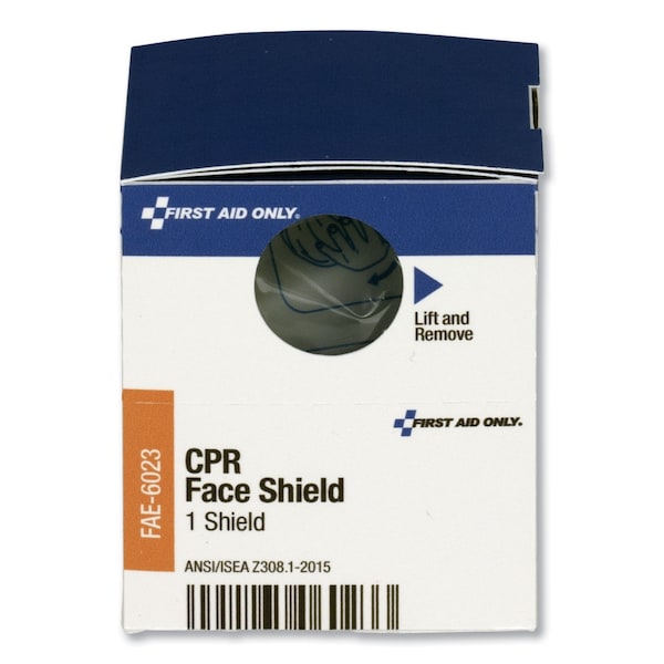 First Aid Only SmartCompliance CPR Face Shield and Breathing Barrier, Plastic - FAE-6023