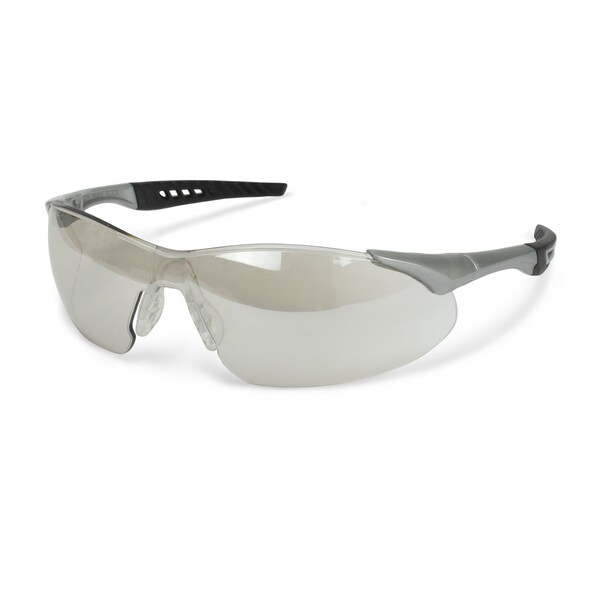 Radians Safety Glasses, Wraparound I/O Polycarbonate Lens, Uncoated,  - RK6-90
