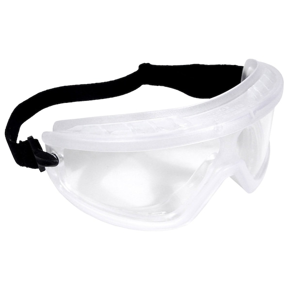 Radians Impact Resistant Safety Goggles, Clear Anti-Fog Lens, Barricade Series, 10PK - BG1-11