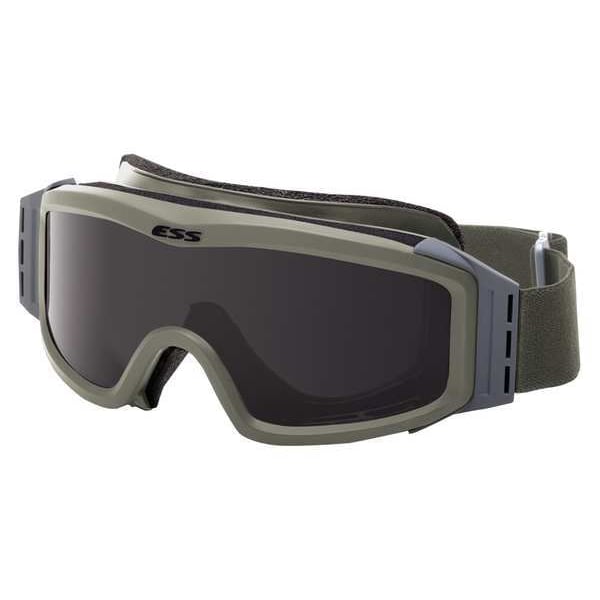 Ess Tactical Goggles, Anti-Fog, Scratch-Resistant, Clear, Gray Lens, Indirect Venting, Universal - 740-0501