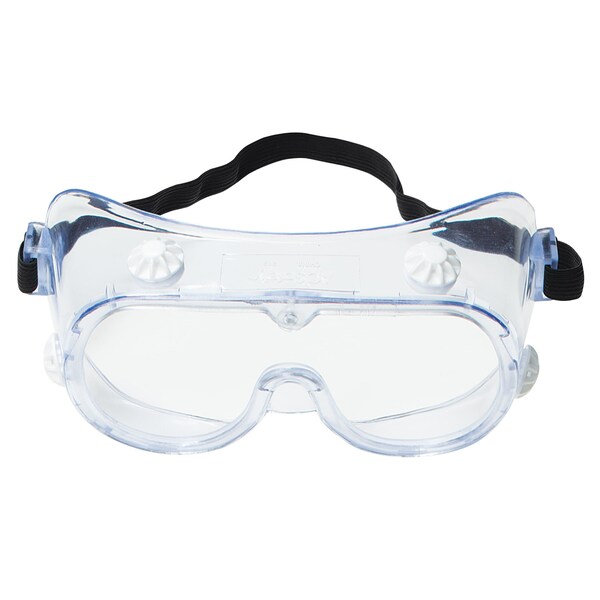 3M Safety Goggles, Clear Uncoated Lens, 334 Series, 10PK - 40660-00000-10