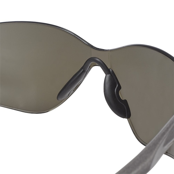 Jackson Safety Safety Glasses Anti-Scratch, Blue Mirror Lens, Frameless - 50029