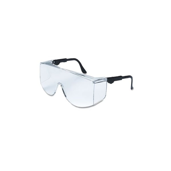 Mcr Safety MCR Safety, Tacoma Wraparound Safety Glasses, Black Frames, Clear Lenses - TC110XL