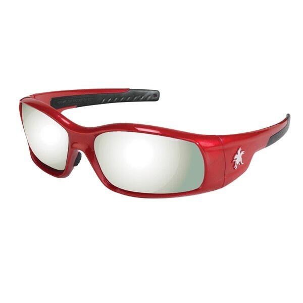 Mcr Safety Swagger SR1 Series Safety Glasses, Silver Mirror Lens - SR137