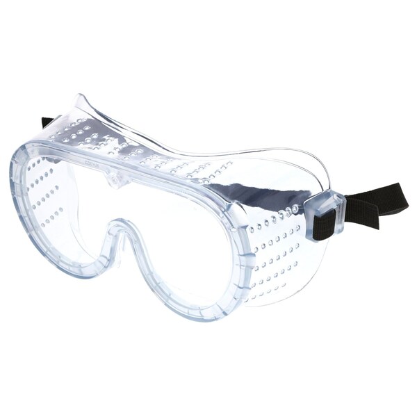 Mcr Safety Glasses, 22 Series Direct Vent, CL UV-AF, Elastic, 36PK - 2225