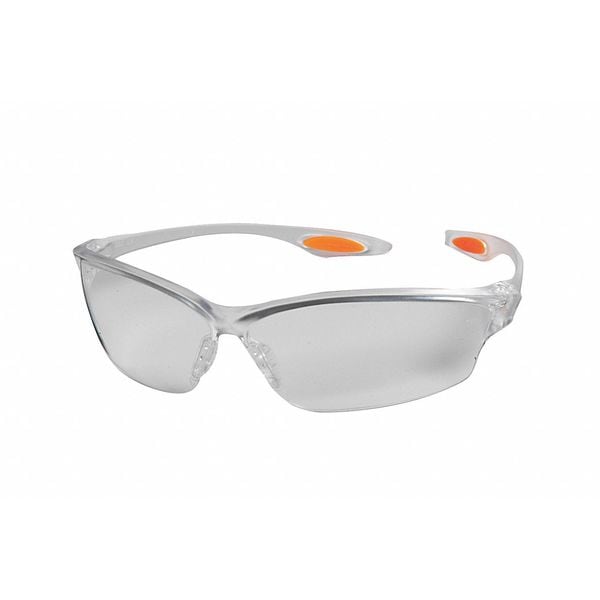 Mcr Safety Law 2, Safety Glasses Anti-Fog &  Anti-Scratch, Clear Lens, Frameless, Wraparound - LW210AF