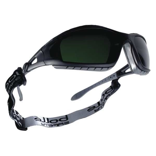 Bolle Safety Tracker, Welding Safety Glasses Anti-Fog, Anti-Static & Anti-Scratch, Gray Lens, Full-Frame - 40089