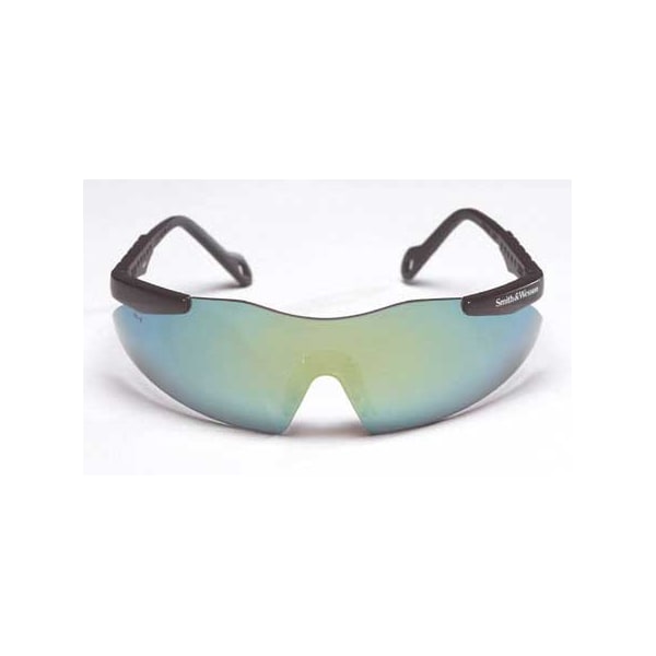 Smith & Wesson Magnum 3G, Safety Glasses Anti-Scratch, Amber Mirror Lens, Frameless, Wraparound - 19940