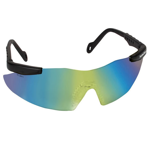 Smith & Wesson Magnum 3G, Safety Glasses Anti-Scratch, Amber Mirror Lens, Frameless, Wraparound - 19940
