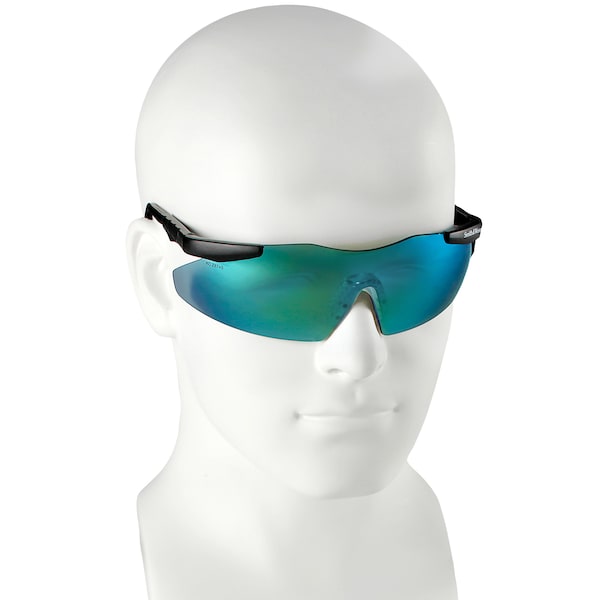 Smith & Wesson Magnum 3G, Safety Glasses Anti-Scratch, Amber Mirror Lens, Frameless, Wraparound - 19940