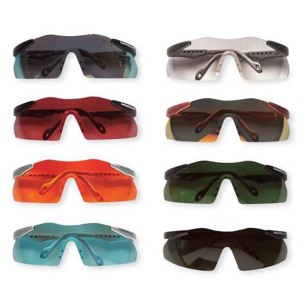 Smith & Wesson Magnum 3G, Safety Glasses Anti-Scratch, Amber Mirror Lens, Frameless, Wraparound - 19940