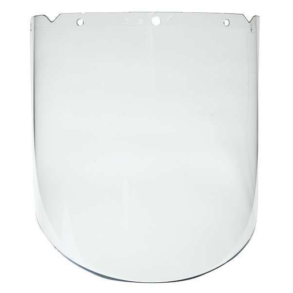 Msa Safety Faceshield Visor, Clear Visor, Polycarbonate, Anti-Fog ; Anti-Scratch Lens - 10115844