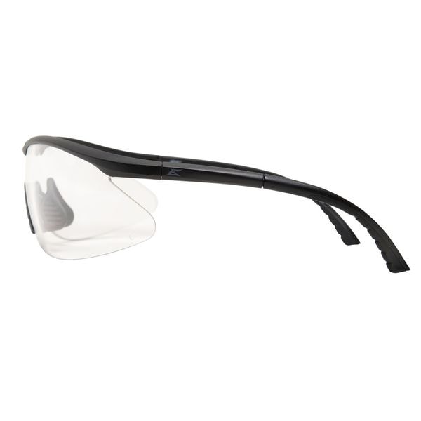 Edge Eyewear Fastlink Vapor Shield, Safety Glasses Anti-Scratch, Clear Lens, Half-Frame, Wraparound - XFL611