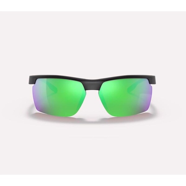 Native Ridge-Runner Unisex Matte Black Frame Green Lens Polarized Sunglasses - 0XD903990390368