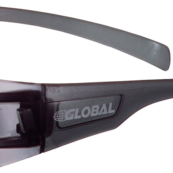 Global Industrial Frameless Safety Glasses, Scratch Resistant, Mirror Lens, Silver Frame - 708119SI