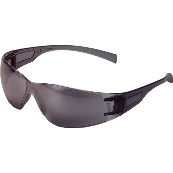 Global Industrial Frameless Safety Glasses, Scratch Resistant, Mirror Lens, Silver Frame - 708119SI