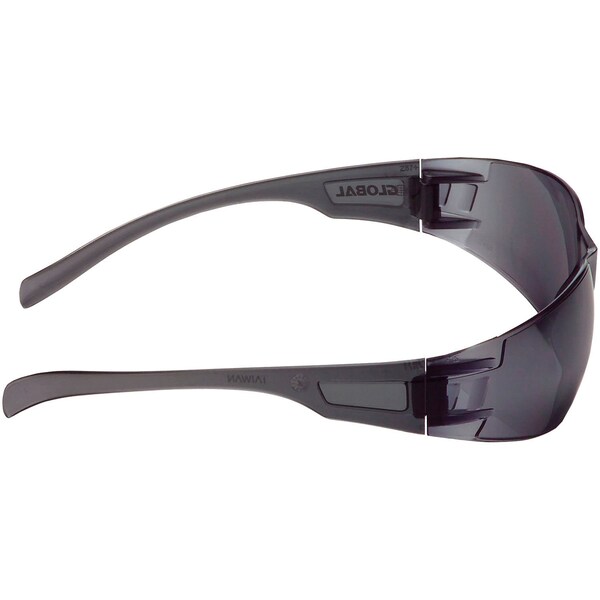 Global Industrial Frameless Safety Glasses, Scratch Resistant, Mirror Lens, Silver Frame - 708119SI